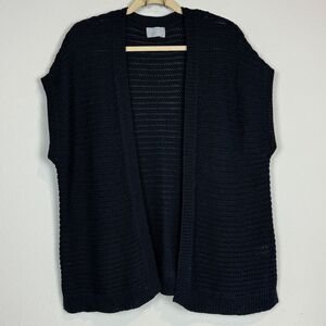 Pure Collection Navy Cotton Shrug Sweater 12